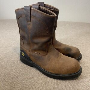 Herman Survivors Boots Mens Size 14 Brown Leather Waterproof Western Work ASTM